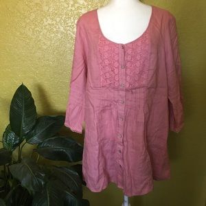 Soft Surroundings Button Down Top